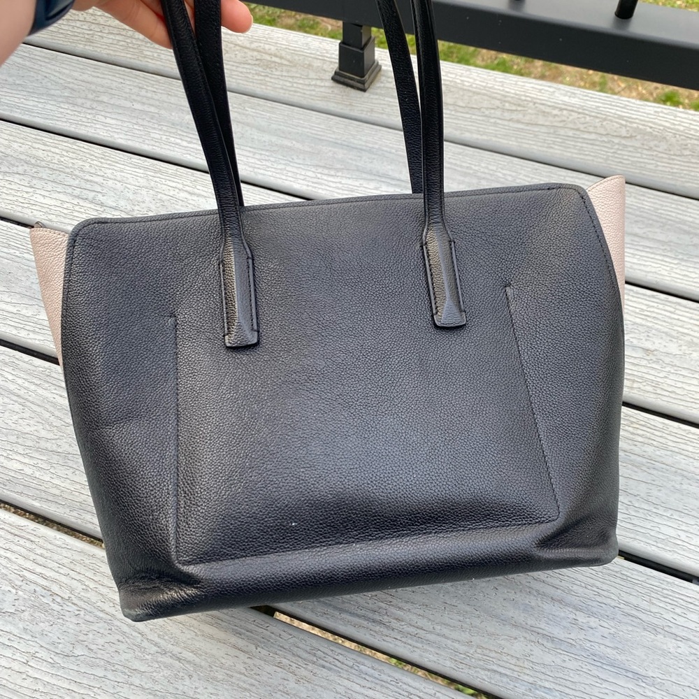 Kate Spade tote- black and light tan - Picture 7 of 16